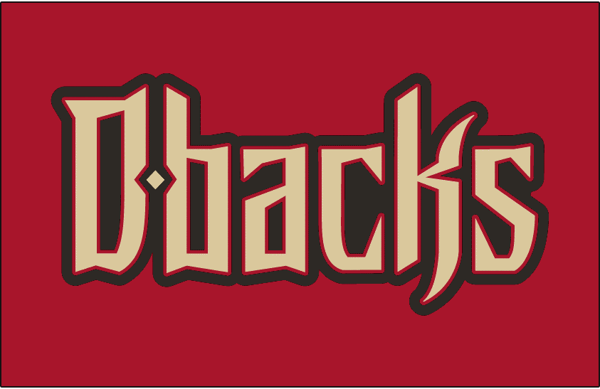 Baseball Arizona Diamondbacks Customized Number Kit for 2007-2015