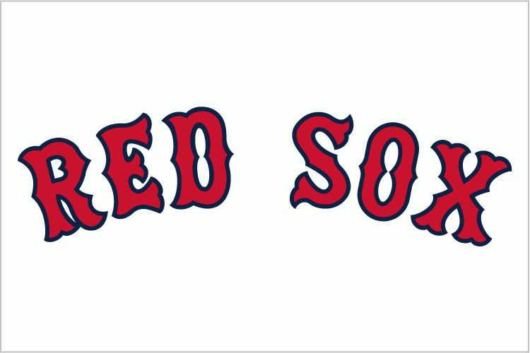 Boston Red Sox MLB Major League Baseball Team Words Logo Iron On