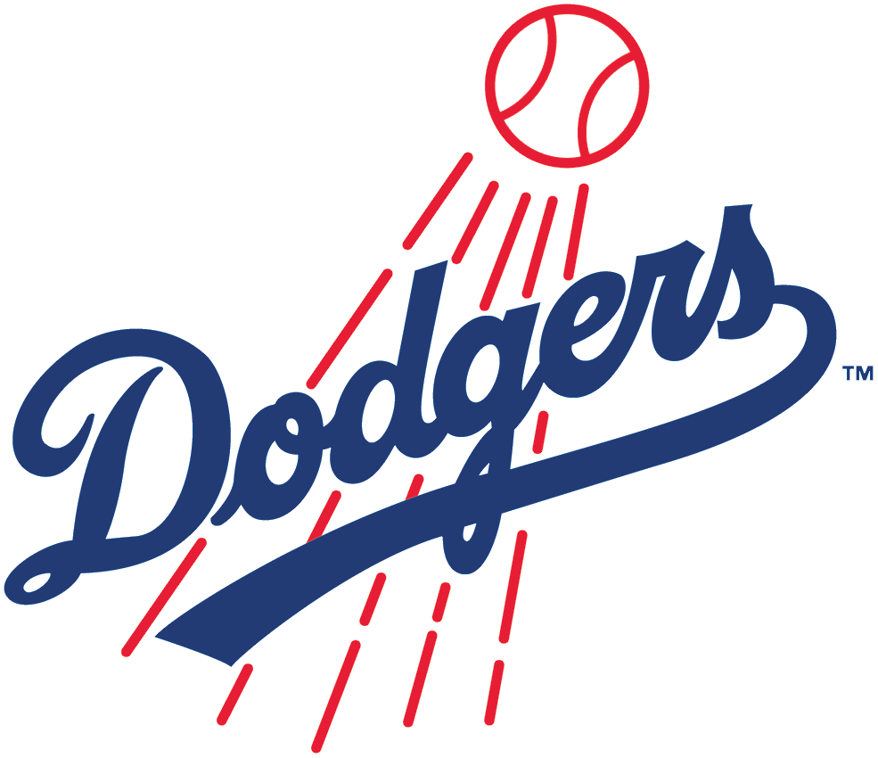 Los Angeles Dodgers Baseball Iron on Patch - White LA Letter Logo - 3.5 x  2.5