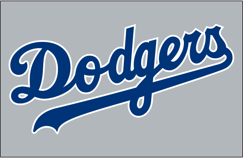 Los Angeles Dodgers L.A. Letters White Jersey Patch Iron on