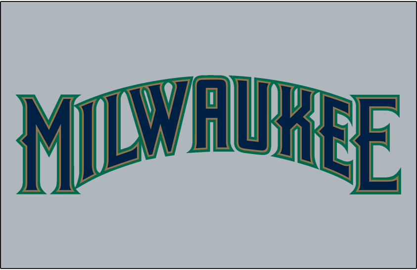 Milwaukee Brewers Jersey Logo (1990-1993) - Milwaukee scripted in