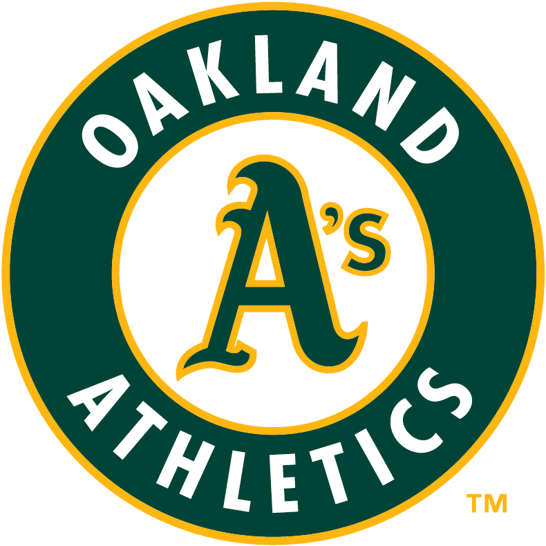 Oakland Athletics Script Logo Iron On Transfer (Heat Transfer