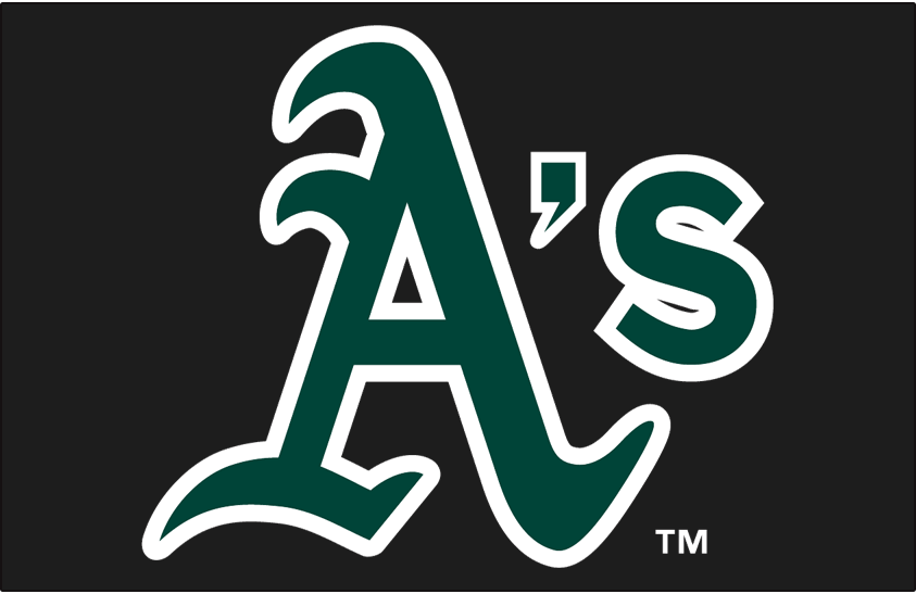 Oakland Athletics Cap Logo Light Iron-on Stickers (Heat Transfers), D-Model: HTS-MLB-OAA-C2007-01