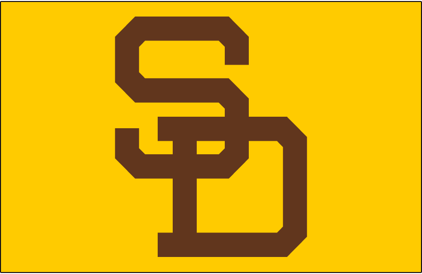 San Diego Padres Vintage Logo on Old Wall Tapestry by Design Turnpike -  Instaprints