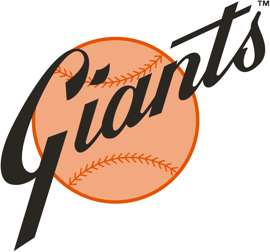 70s San Francisco Giants Fever Glitter Iron on Baseball Orange 