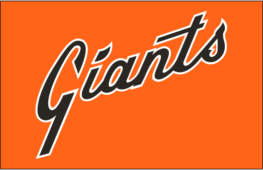 San Francisco Giants Script Logo Light Iron-on Stickers (Heat