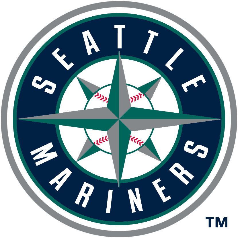 Seattle Mariners - Banner Wave Logo MBL T-shirt :: FansMania