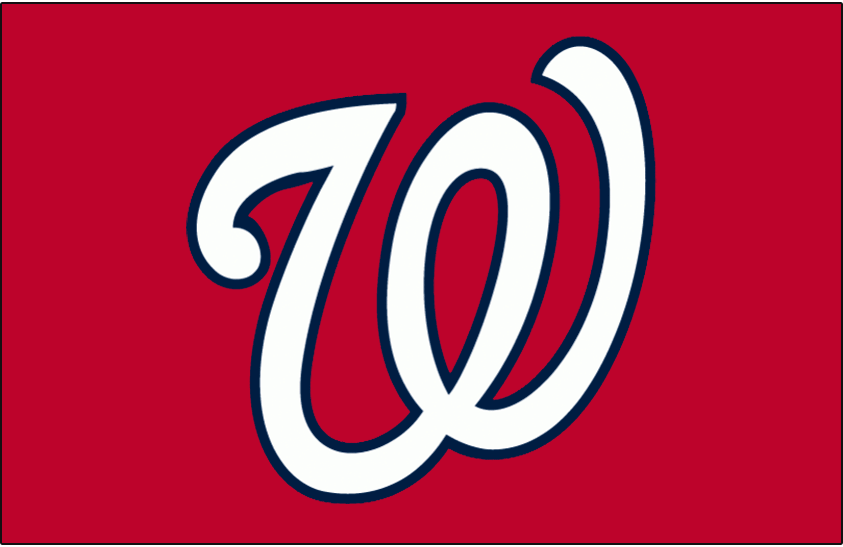 MLB Washington Nationals Logo Patch sport Embroidery , Iron