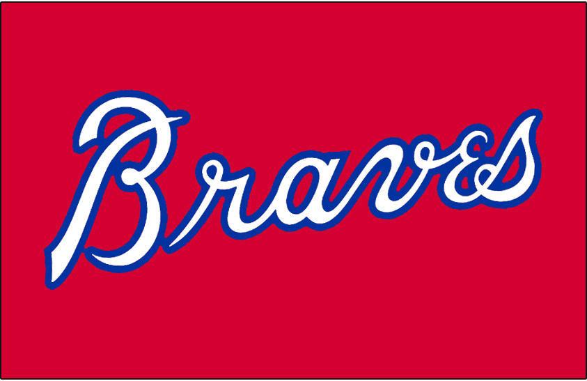 Atlanta Braves logos iron on heat transfer fabric transfers t