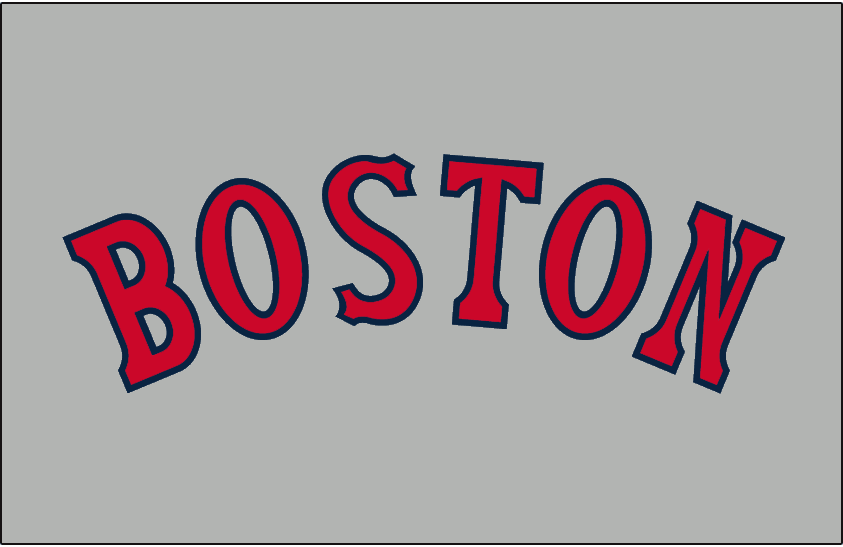 Boston Red Sox Script Logo Light Iron-on Stickers (Heat Transfers), D-Model: HTS-MLB-BRS-S1979-02