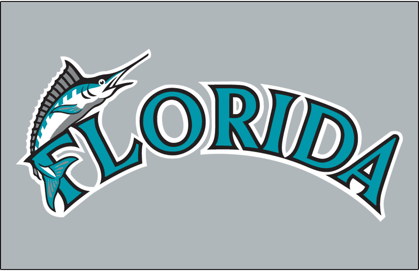 Florida Marlins F Logo Sleeve Jersey Patch (1993-2011)